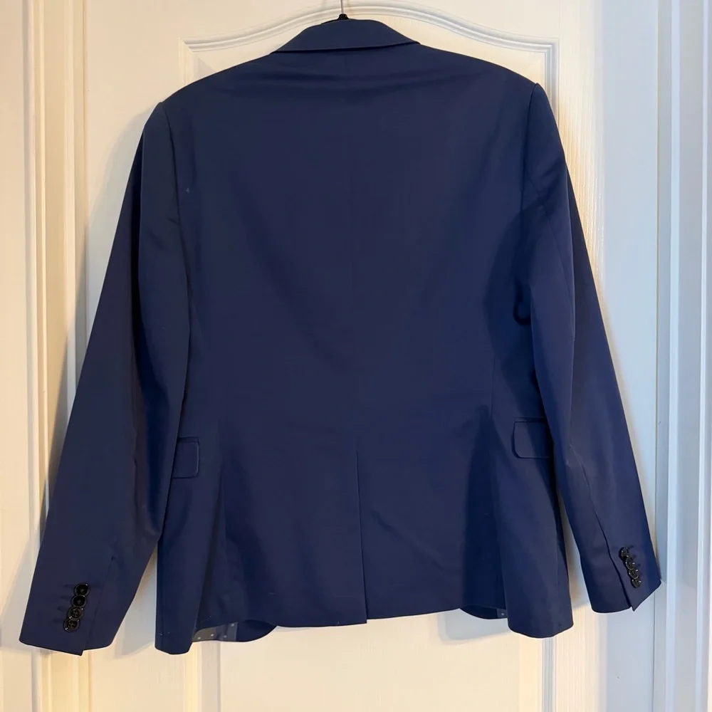 Express Men Slim Blue Suit Jacket 36 Short